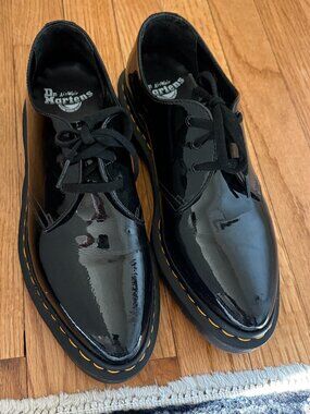 Doc Martens, Patent Black Dupree, size 9